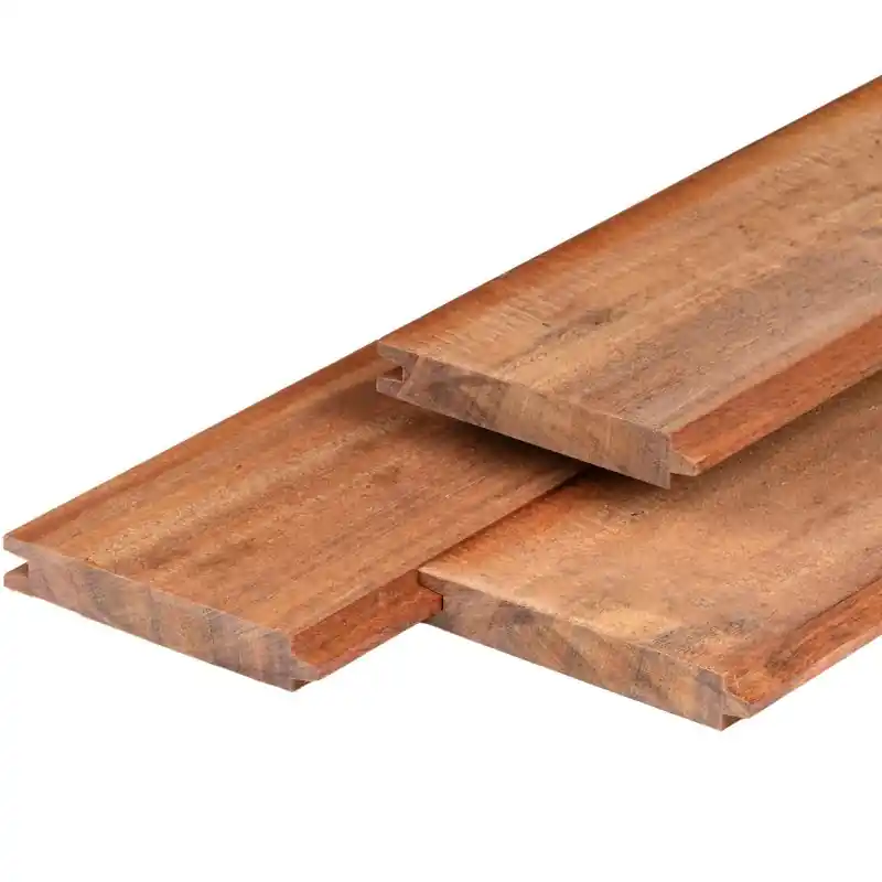 Angelim vermelho hardhout damwand 3,0 x 18,5 x 350 cm geschaafd Exclusieve Aanbieding