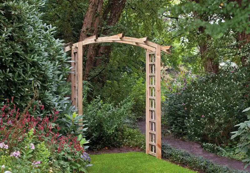 Pergolaboogset compleet grenen groen geïmpregneerd B180 x D50 x H220cm Gecertificeerd