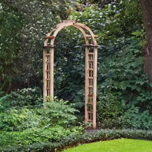 Pergolaboogset compleet grenen groen geïmpregneerd B114 x D54 x H255cm Exclusieve Aanbieding