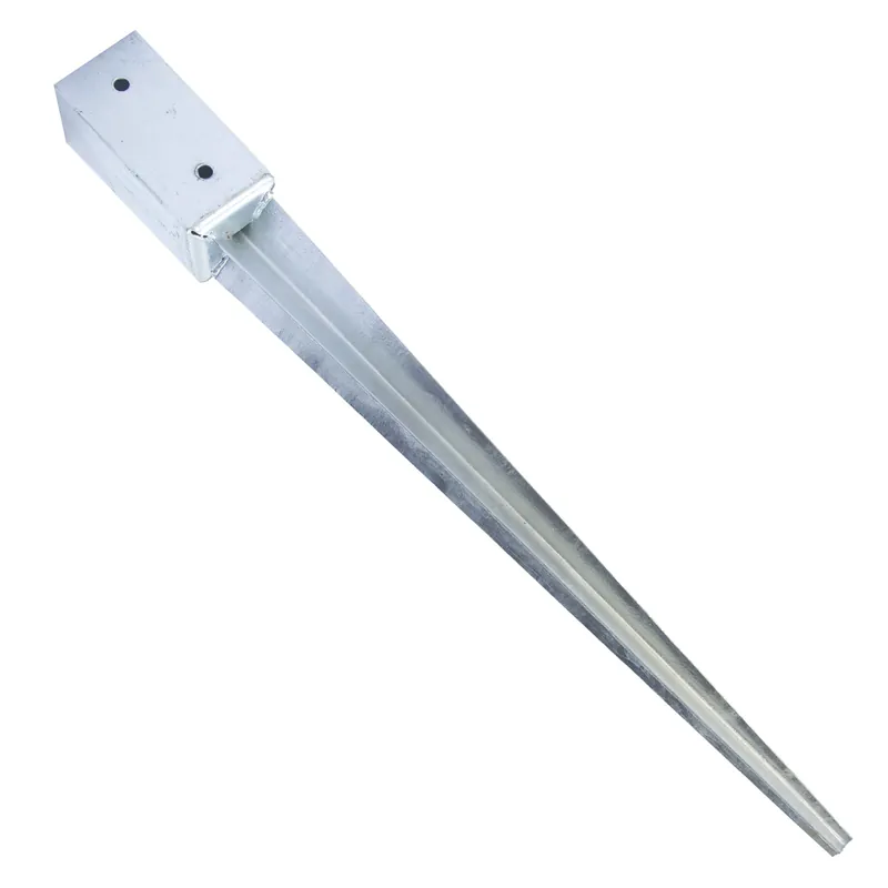 Paalhouder met pen verzinkt 145x145mm Weekendaanbieding