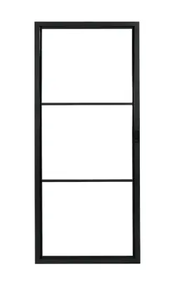 Stalen schuifdeur 3-vaks 95,7×209,5cm Gratis Retour