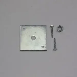 Korting Stelplaat voor betonpoeren 105x105mm M16