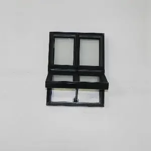 Stalen raam openklapbaar raam, onderste deel, 300x400mm dubbel glas Express Levering