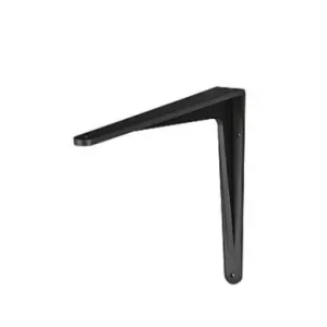 Beperkte Voorraad Plankdrager Herakles zwart aluminium 290x240mm