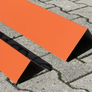 Vlakke nokken terracotta 300cm Bestseller