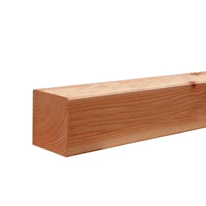 Veilige Betaling Douglas geschaafde paal 14 x 14 x 250 cm, onbehandeld.