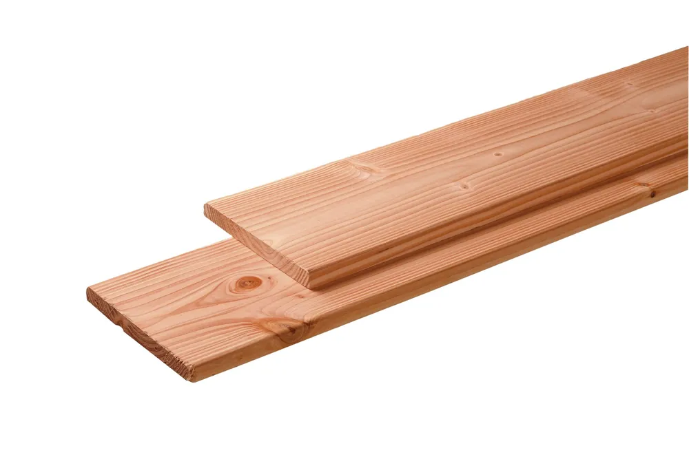 Douglas plank rondom geschaafd 2,5 x 19,5 x 500 cm, onbehandeld Finale Uitverkoop