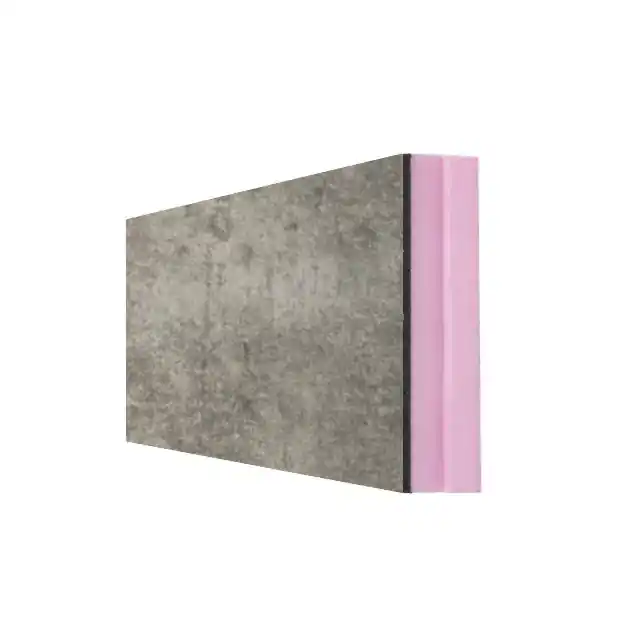 Uitverkoop Geïsoleerde kantplank 8mm natuursteen look XPS 100mm 1230x400x108mm Rd waarde 2,85