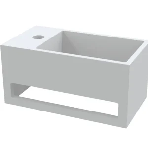 Best-design "mona-links" fontein incl.handdoekhouder "just-solid" 33x18x16cm Laatste Kans