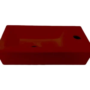Best-design "farnetta" fontein rechts 37 x 18 x 9 cm mat-donkerrood Fabrieksprijs