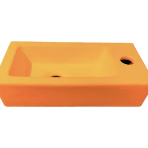 Beperkte Voorraad Best-design "farnetta" fontein rechts 37 x 18 x 9 cm mat-oranje