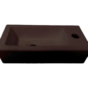 Best-design "farnetta" fontein rechts 37 x 18 x 9 cm mat-donkerbruin Aanbieding