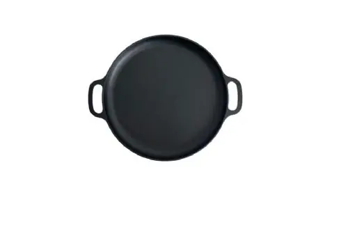 Speciale Aanbieding Bbq cast iron paella pan 14 inch