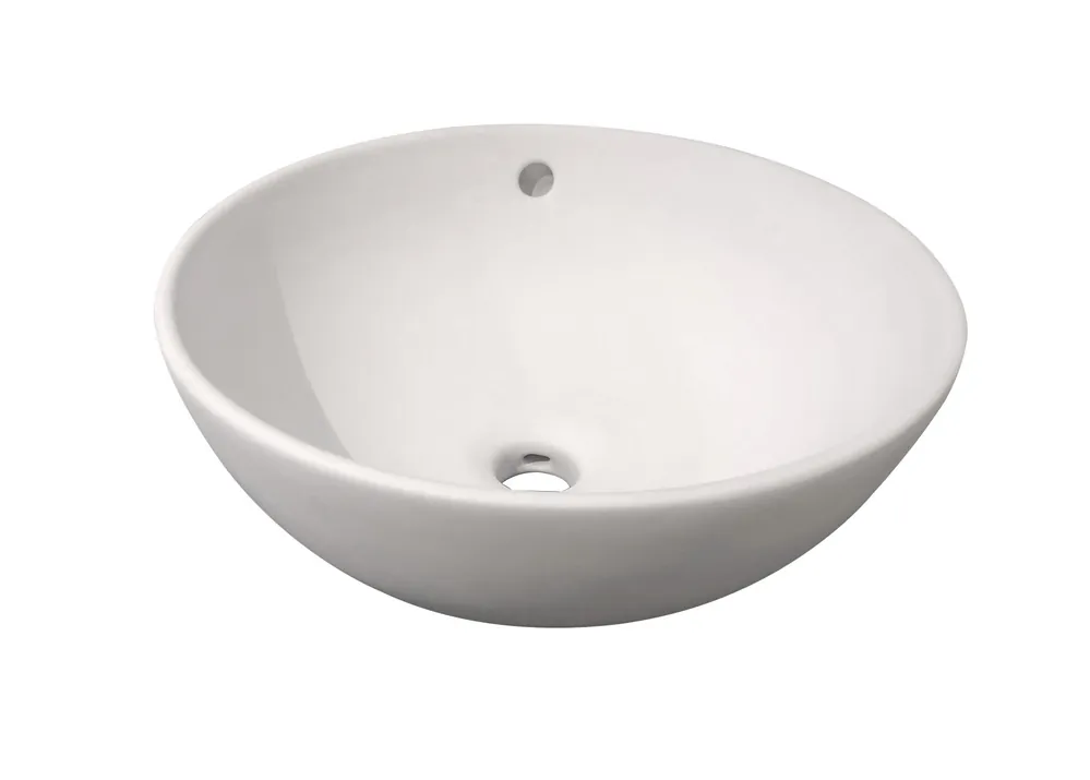 Best-design "ancona" opbouw-waskom mat-wit diameter =38cm h=16cm Superprijs