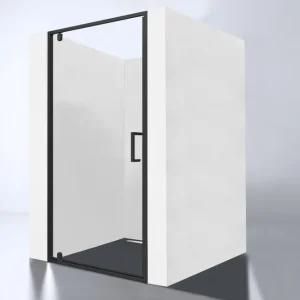 Best-design "baron-80" nisdeur zwart 78-80x200 cm nano glas 8 mm Koopje