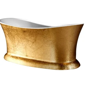 Best-design "color-bridgegold" vrijstaand bad 175x79x70cm Exclusieve Aanbieding