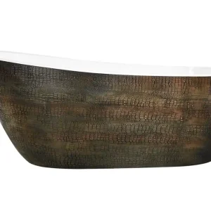 Best-design "color-croco-first" vrijstaand bad 180x80x73cm Op = Op