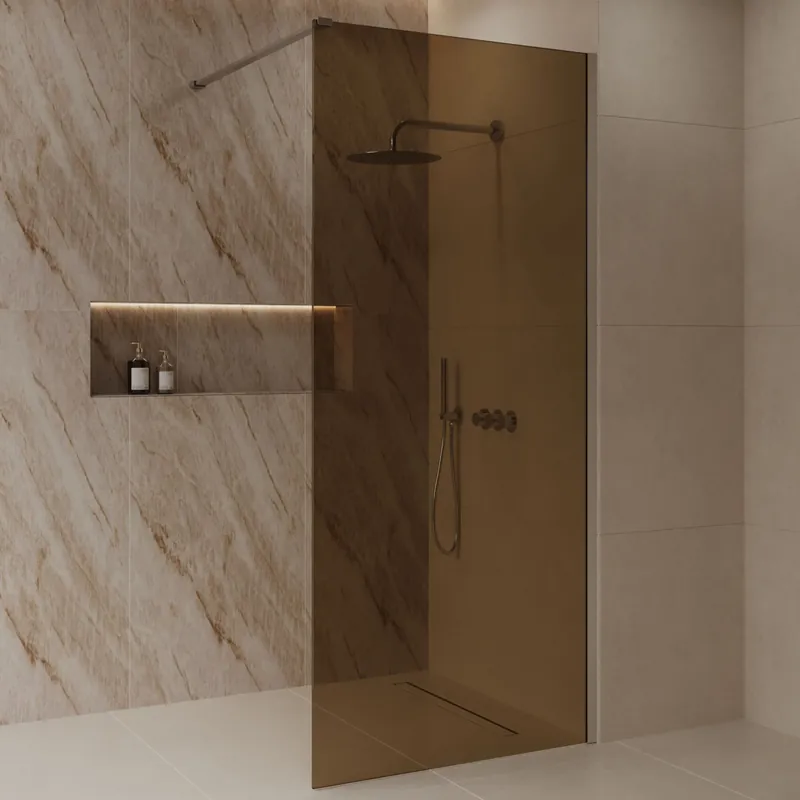 Meest Verkocht Best-design 'dalis-1000-ore-amber' inloopdouche nano 8mm glas