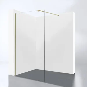 Populair Best-design 'dalis-1200-nancy' inloopdouche nano 8mm glas mat-goud