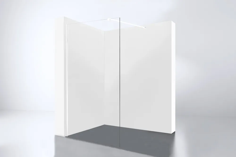 Laatste Versie Best-design 'dalis-700-white' inloopdouche nano 8mm glas mat-wit