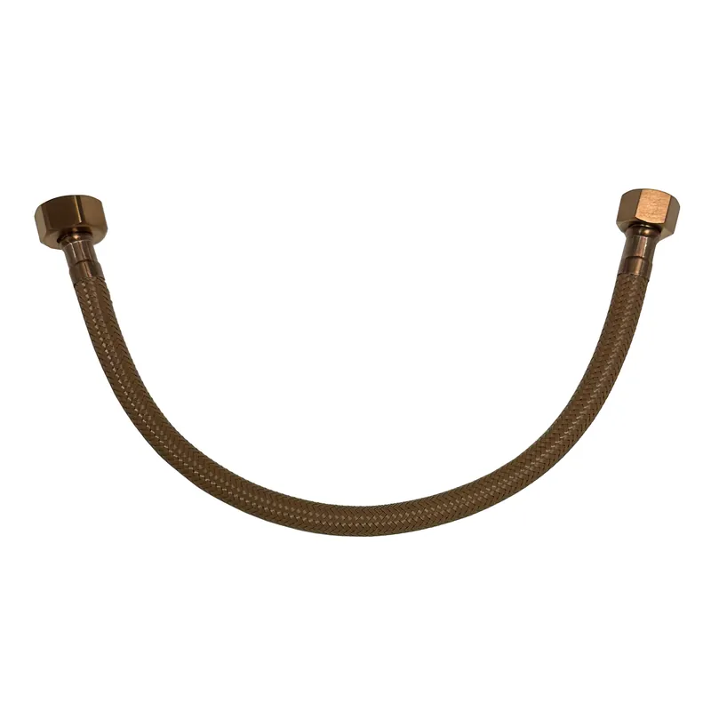 Best-design "dijon/liora " flexibele aansluitslang 35 cm 1/2" x 3/8" mat-sunny-bronze / desert brown Weekendaanbieding