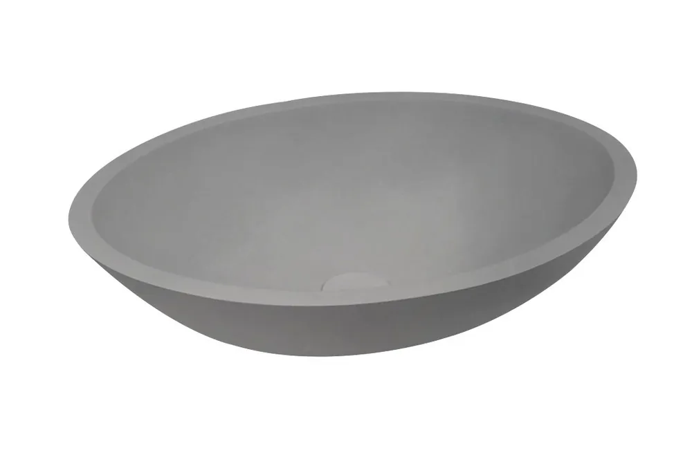 Best-design "epona-lava" opbouw waskom "just-solid" 52 cm Gecertificeerd