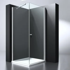 Best-design "erico" vierkante cabine met 1 swing deur 90x90x200cm nano glas 6mm Rechtstreeks Van De Fabrikant