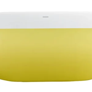 Voordeelprijs Best-design "friday-yellow-bicolor" vrijstaand bad 178x78x60 cm