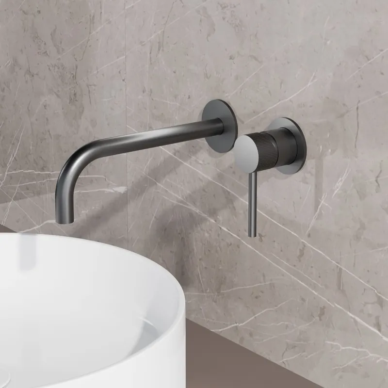 Nu Kopen Best-design "high-end moya" rvs-304 inbouw-wandmengkraan inclusief inbouwbox gunmetal