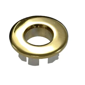 Speciale Aanbieding Best-design "nancy" glans-goud inzet/overloop ring (open) tbv.wastafel/kom