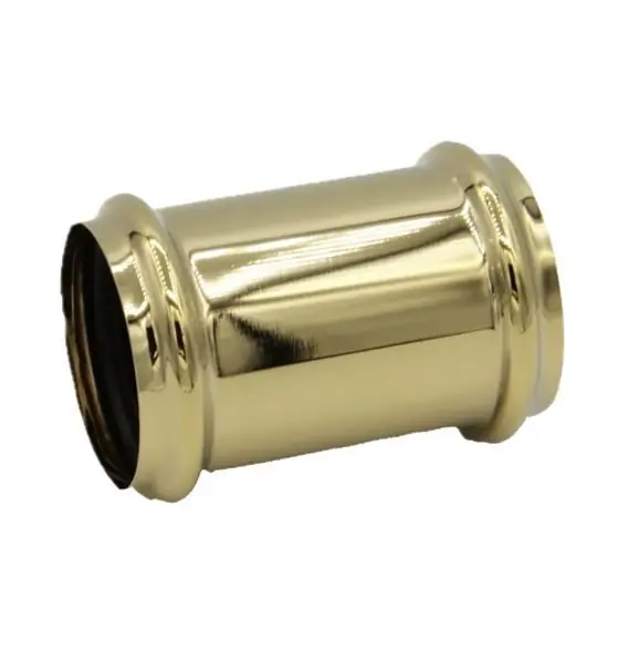 Snelle Levering Best-design "nancy" sok (koppelstuk) 32mm glans-goud