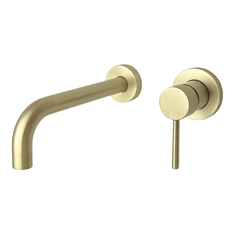 Best-design "nancy-belize" inbouw-wandmengkraan uitl=21cm 90? mat-goud Populair