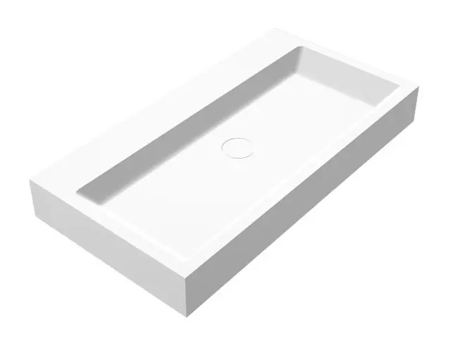 Nieuw Best-design "opera-80" wastafel "just-solid" 80x42x10cm