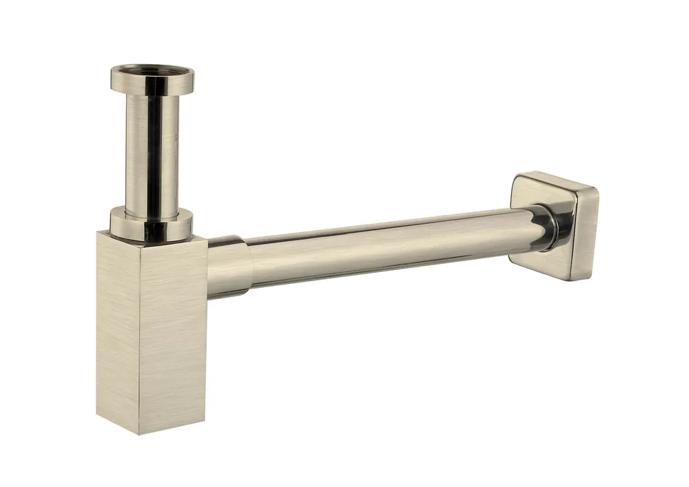 Rechtstreeks Van De Fabrikant Best-design "square" sifon 5/4" x 32 mm rvs-look