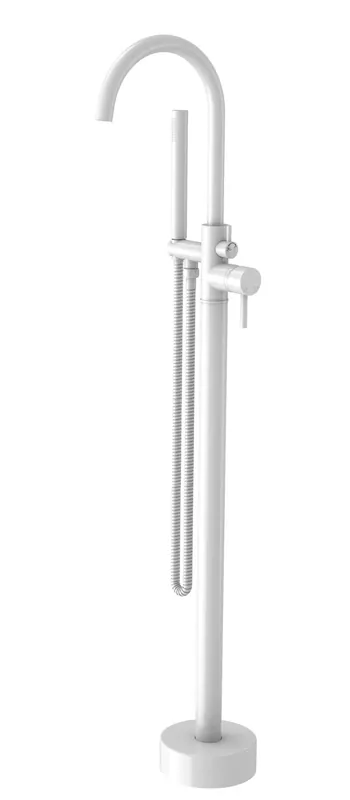 Best-design "white" vrijstaande badkraan h=119 cm mat-wit Express Levering