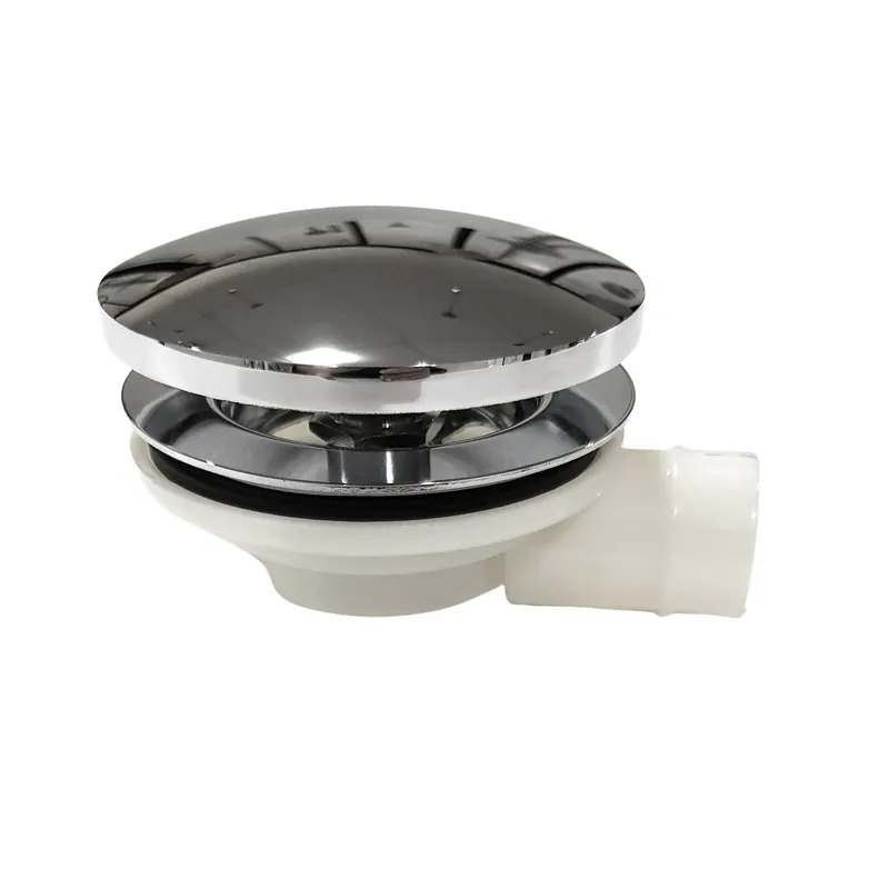 Best-design bad-overloop tbv. acryl vrijstaande baden met ronde overloop chroom Populair