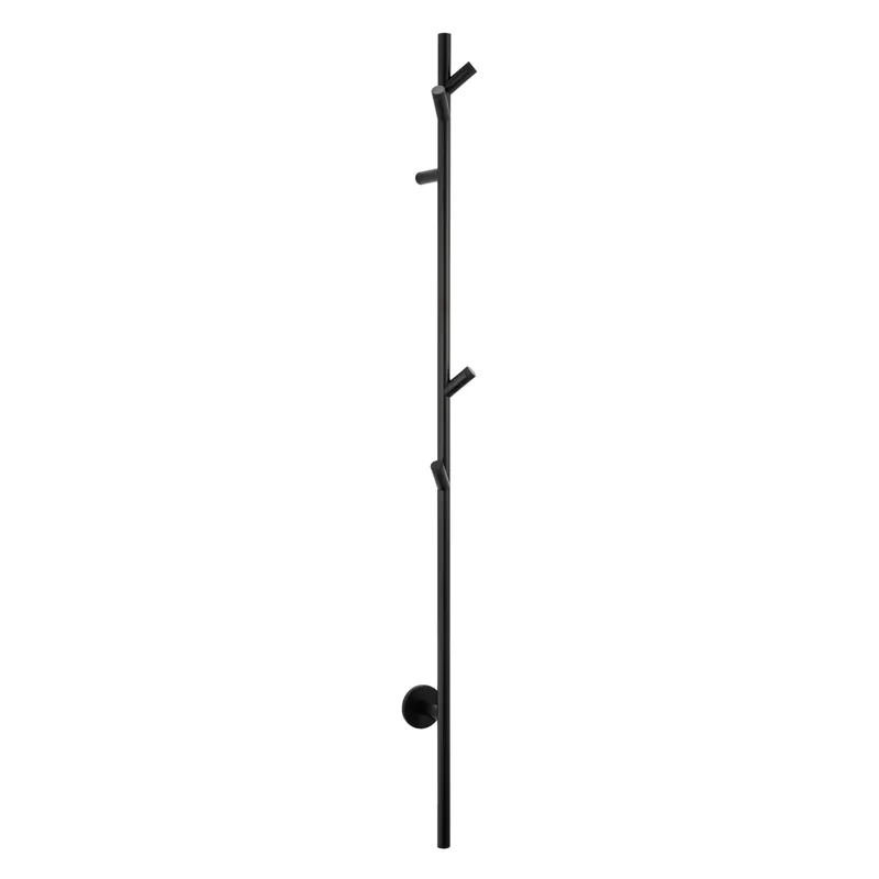 Beperkt Aanbod Best-design high-end nero "bavel" elektrische staaf handdoek radiator 1500 mm 38w mat-zwart