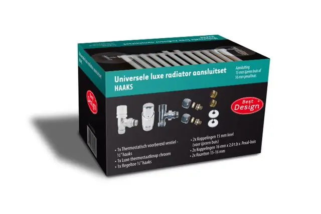 Best-design luxe radiator-aansluitset "haaks" universeel (ds-groen) Koop Vandaag