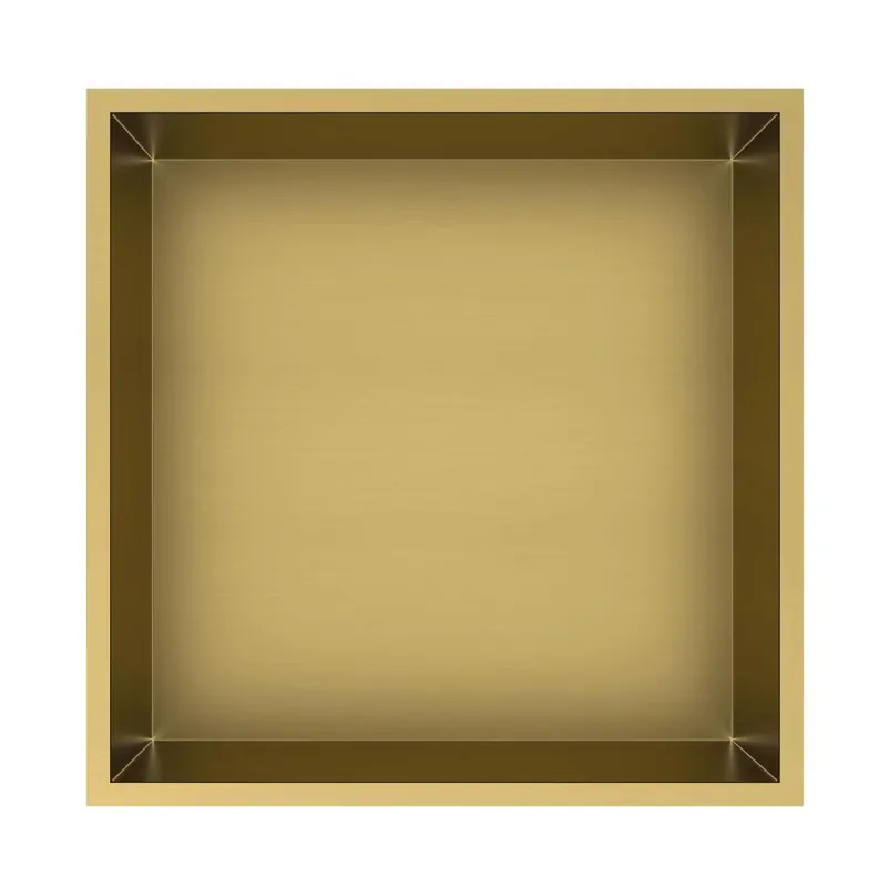 Actieprijs Best-design nancy "kaya" inbouwnis 30.5x30.5x7 cm mat-goud