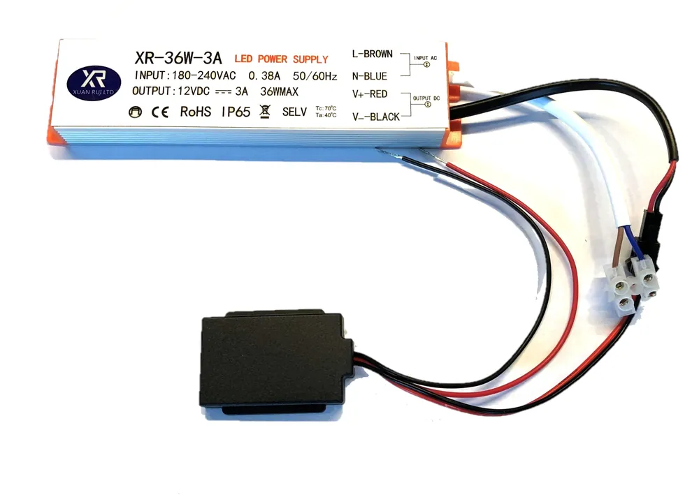 Rechtstreeks Van De Fabrikant Best-design trafo en touch-switch 36w (ter-vervanging) tbv: diverse spiegels