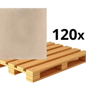 Merkproduct Buitentegels beton beige 40x40x3,9 cm (pallet a 120 stuks)