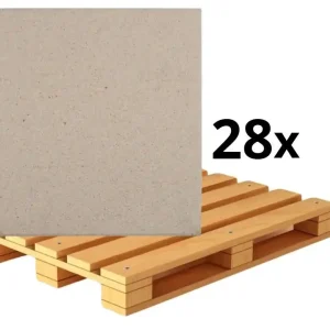 Buitentegels beton beige 60x60x3,9 cm (pallet a 28 stuks) Veilige Betaling