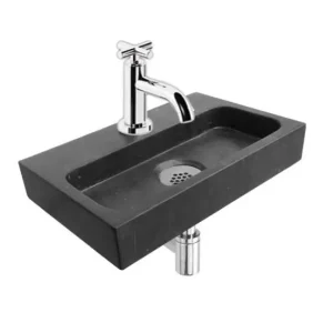 Beperkte Voorraad Fonteinset karl natuursteen 37x23,5x7cm kruiskop kraan
