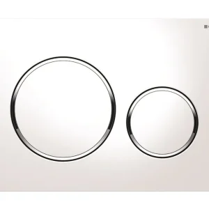 Dagaanbieding Geberit bedieningsplaat sigma-20 type: 115.882.jt.1 mat-wit / chroom