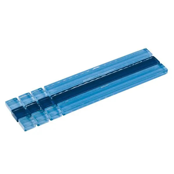 Express Levering Listello stick mozaiek blauw 4,8x19,5 cm