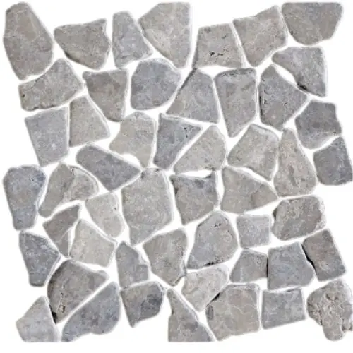 Goedkoop Mozaiek beachstone licht grijs 29,4x29,4 cm