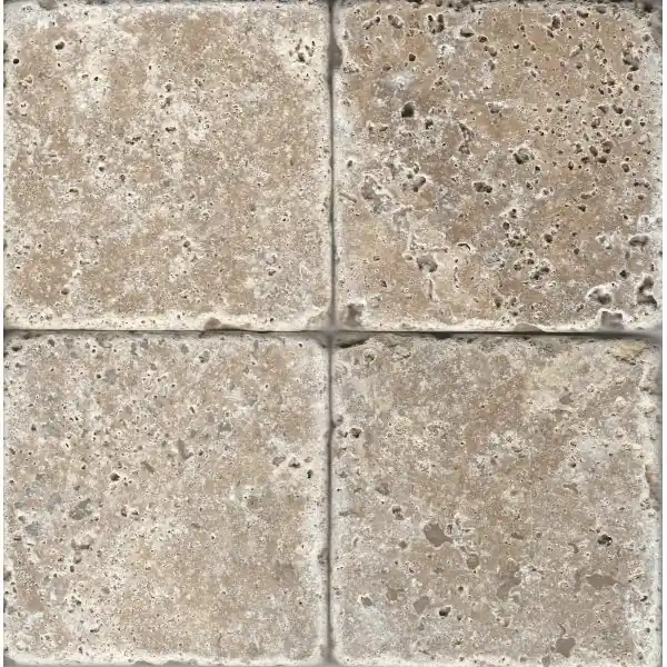 Natuursteen travertino noce 30,5x30,5 cm (sample) Populair
