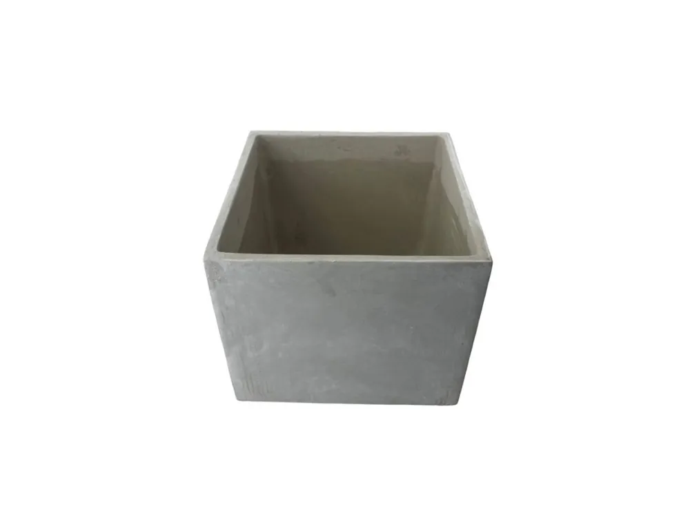 Plantenbak Plantenbak Beton Vierkant Lichtgrijs 35x35x31 cm Shop Nu