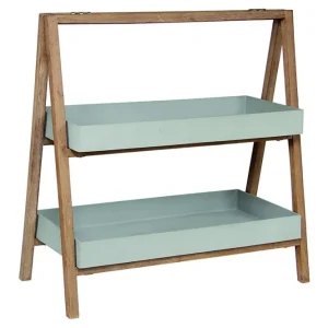 Beperkt Aanbod Plantenbak Sandstone met 2 schappen - 100x47x100(h) cm