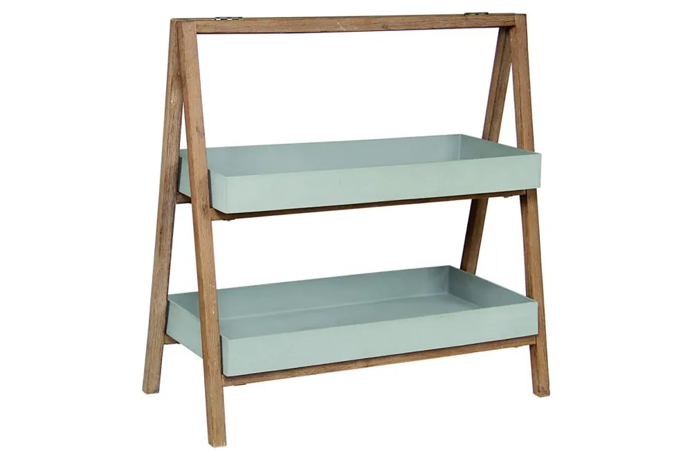 Beperkt Aanbod Plantenbak Sandstone met 2 schappen - 100x47x100(h) cm